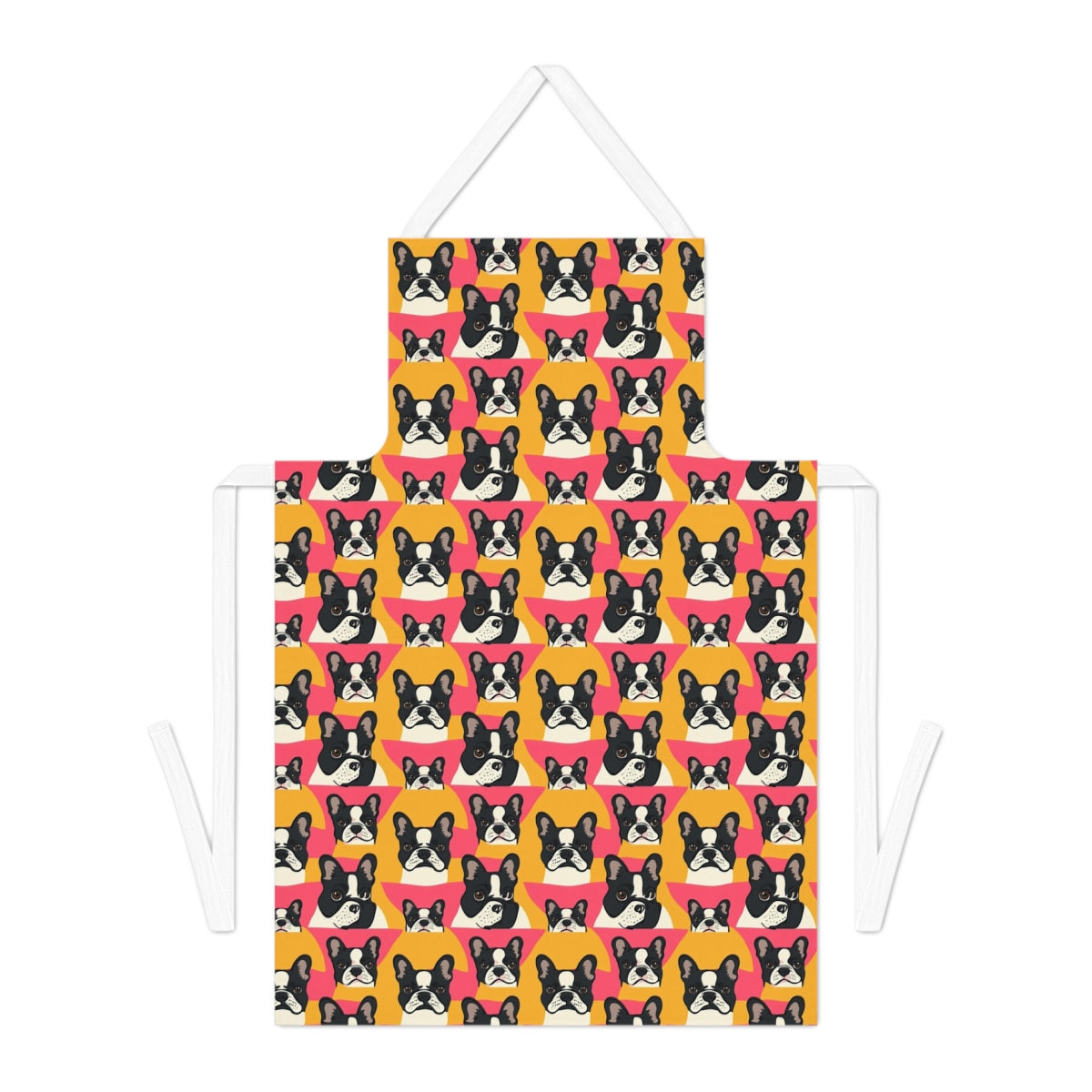 Coral Frenchie Fever Apron