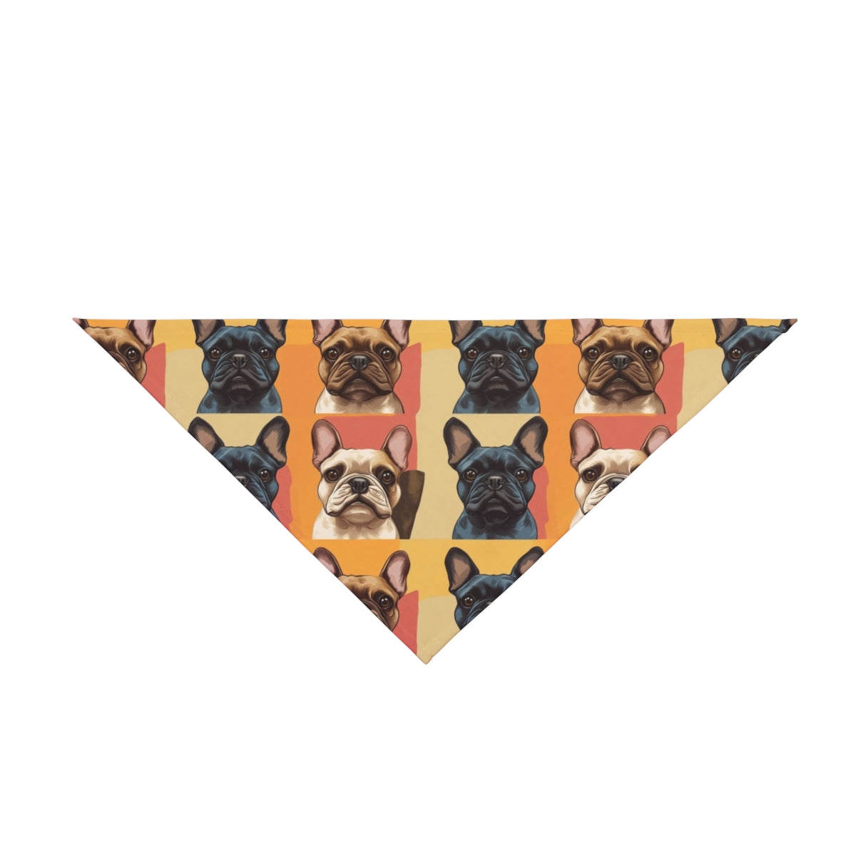 Coral Frenchie Gallery Pet Bandana