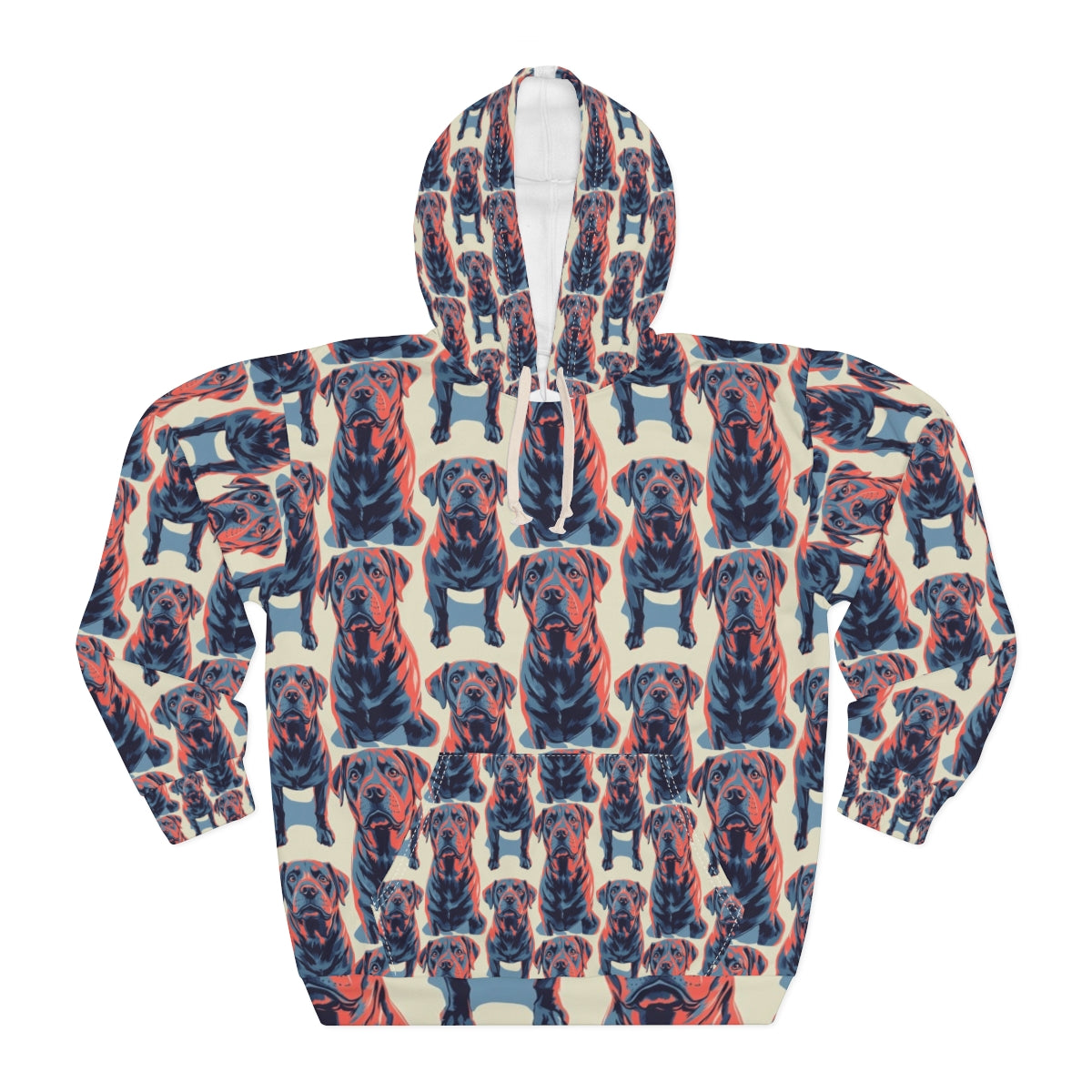 Coral Shadows Labradors Hoodie