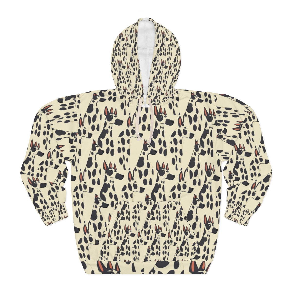 Coral Spotted Danes Hoodie