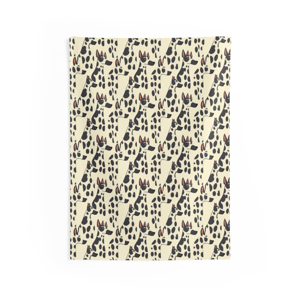 Coral Spotted Danes Wall Tapestry