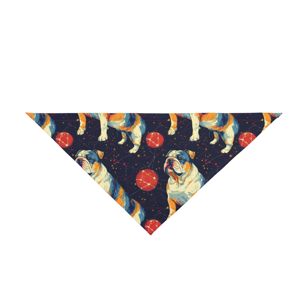 Cosmic Bulldog Constellation Pet Bandana