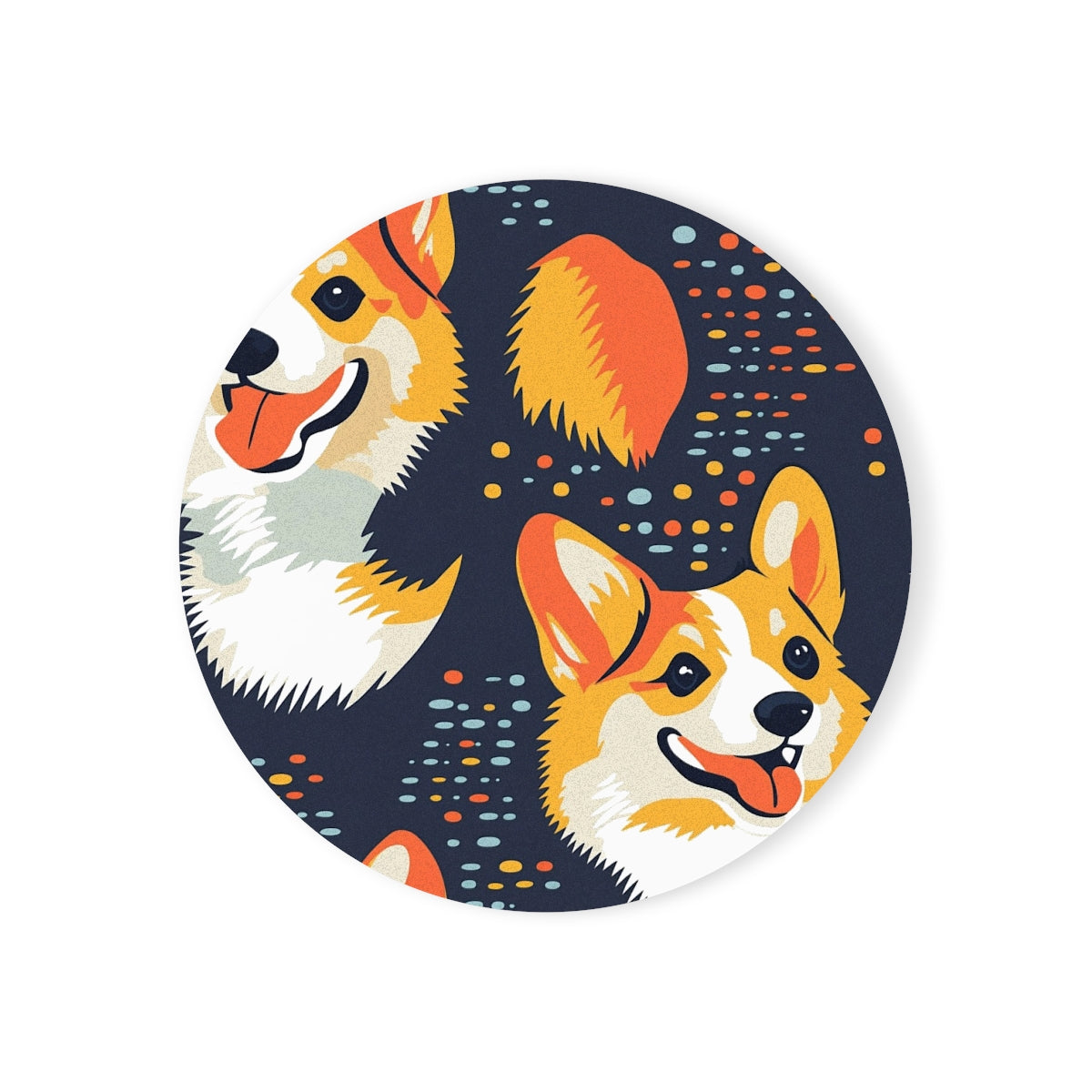 Cosmic Corgi Constellation Coasters
