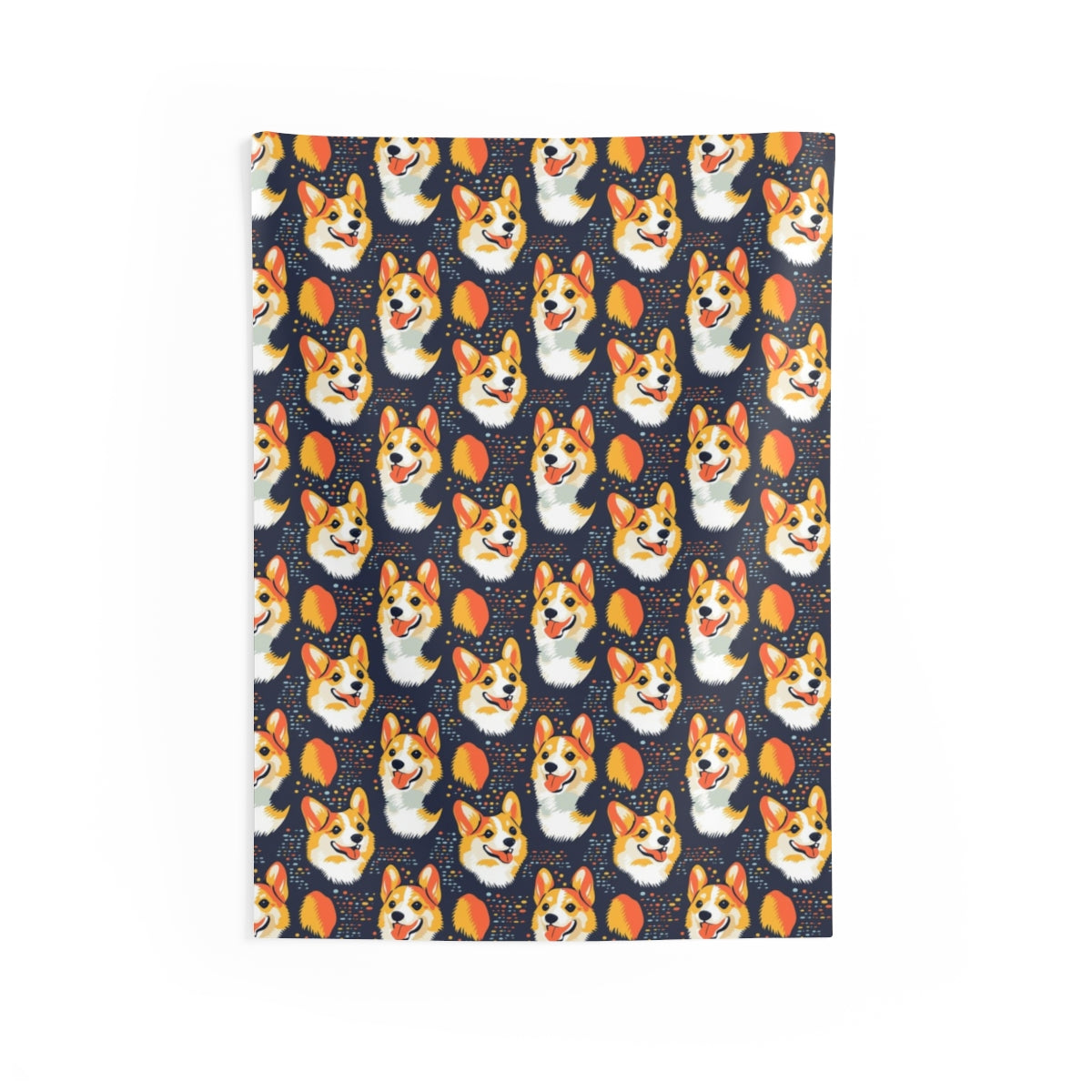 Cosmic Corgi Constellation Wall Tapestry