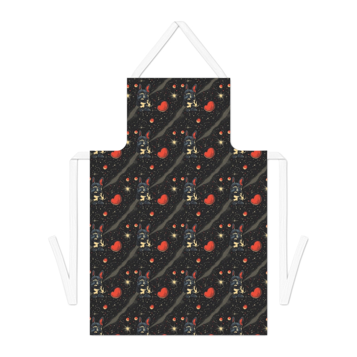 Cosmic French Bulldog Dreams Apron