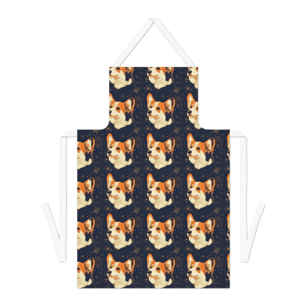 Cosmic Navigator Corgis Apron