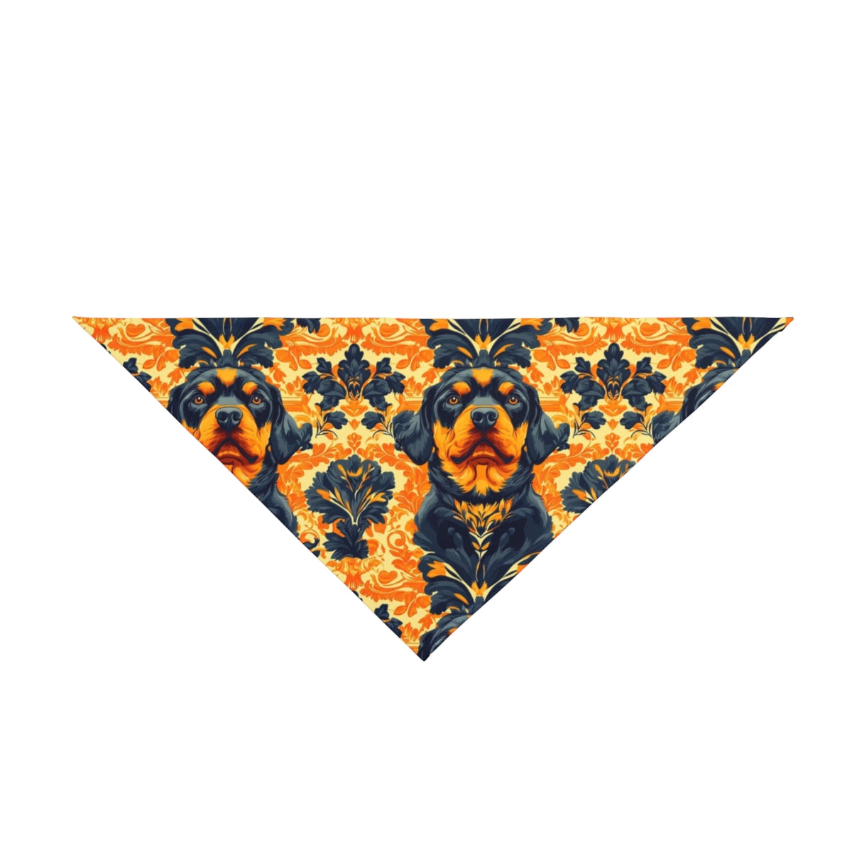 Cream Damask Royalty Pet Bandana