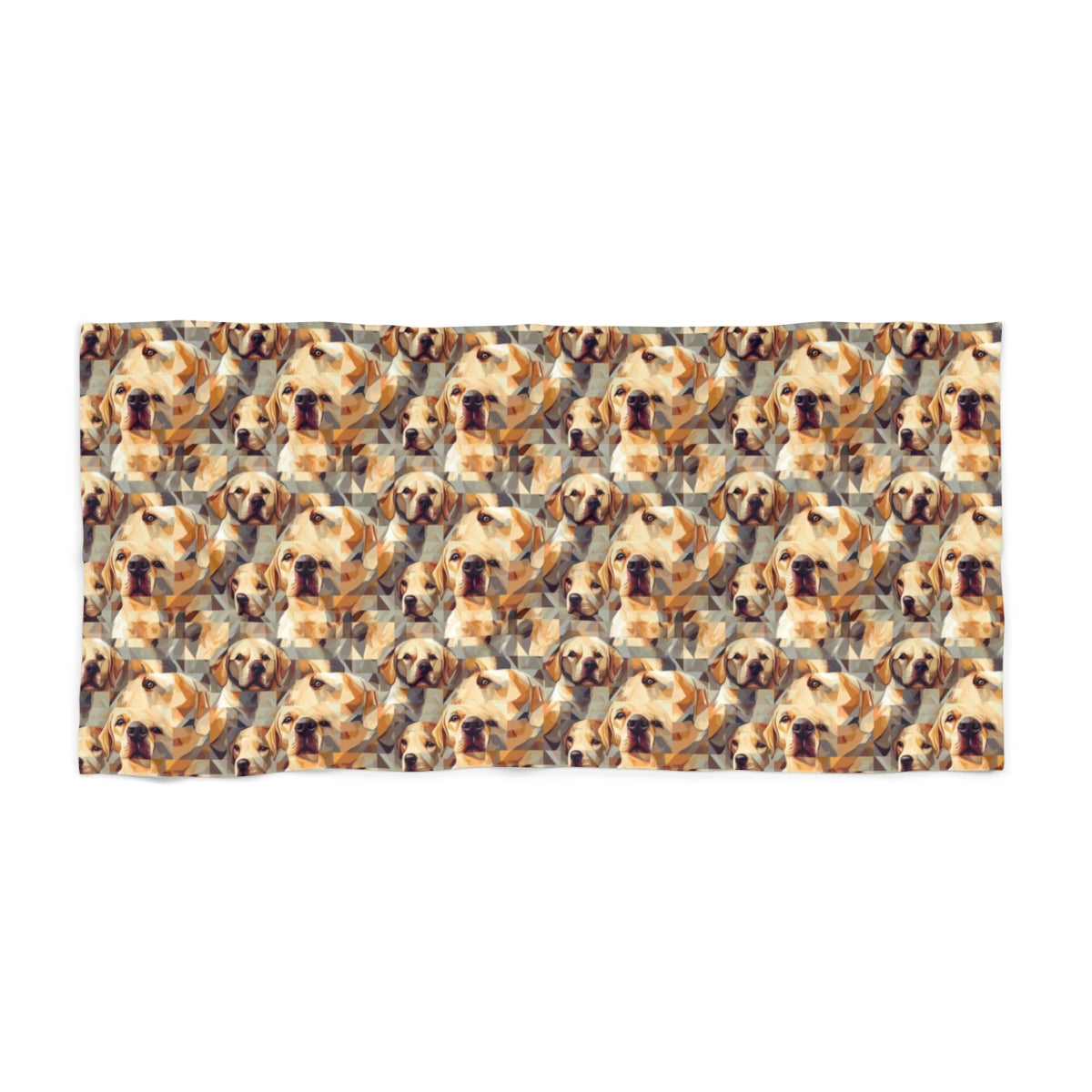 Cubist Golden Hour Labs Beach Towel