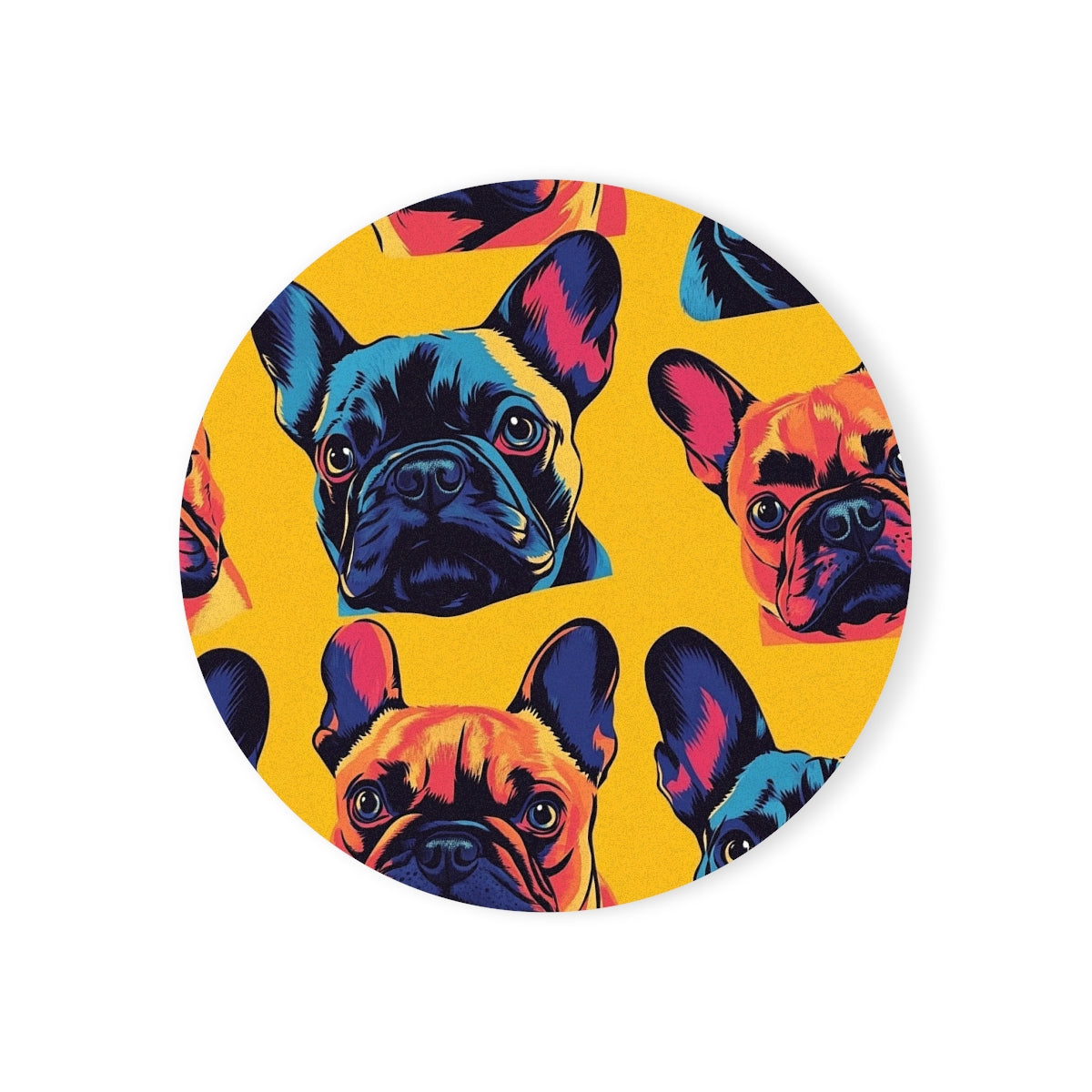 Electric Bulldog Boulevard Coasters