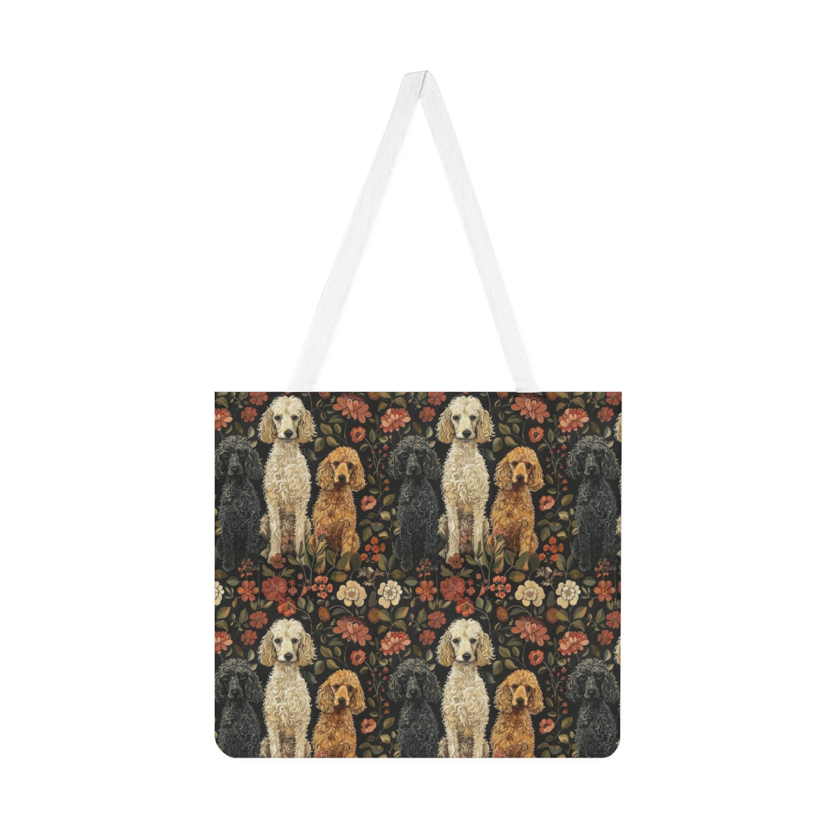 Enchanted Garden Poodles Tote Bag