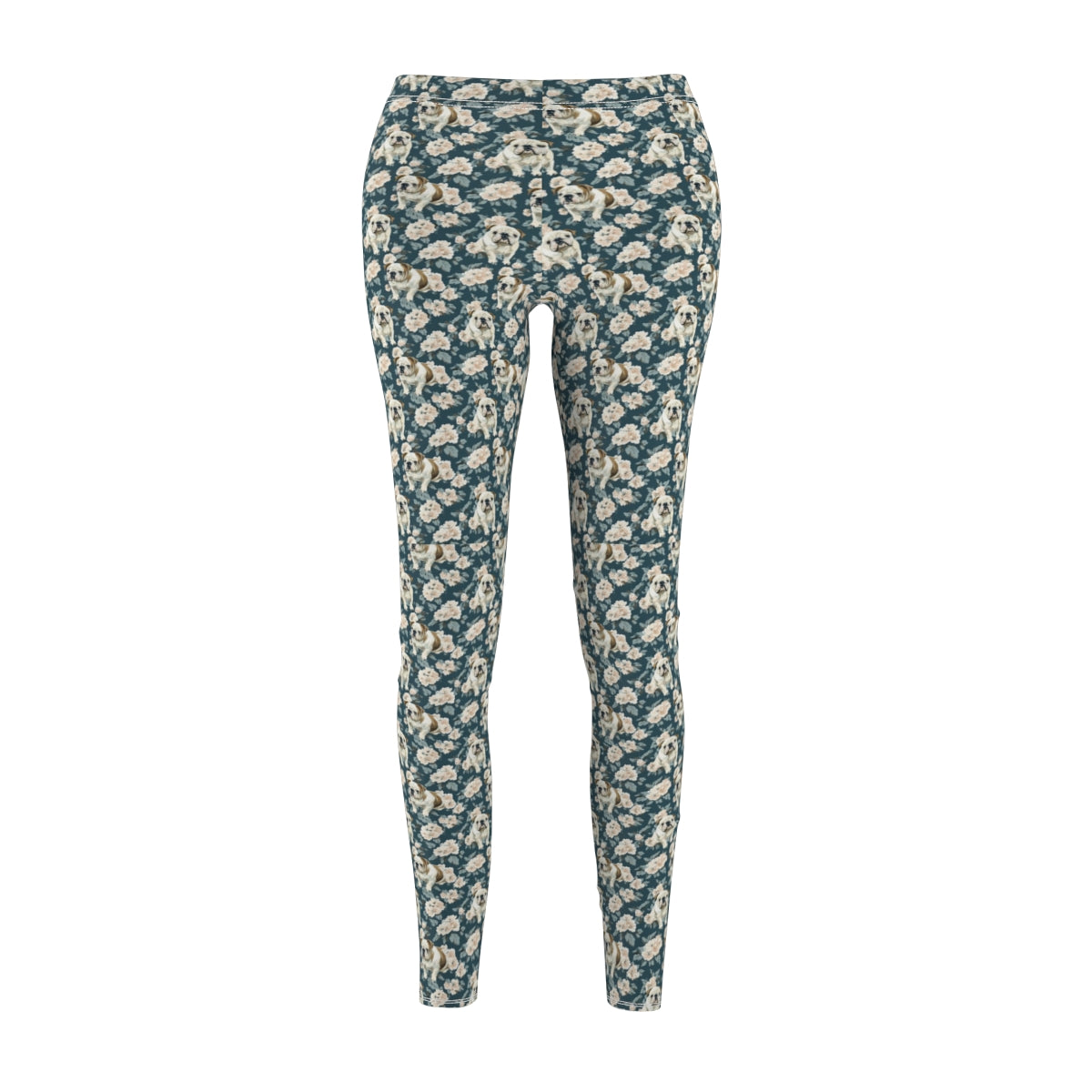 English Garden Bulldogs Leggings