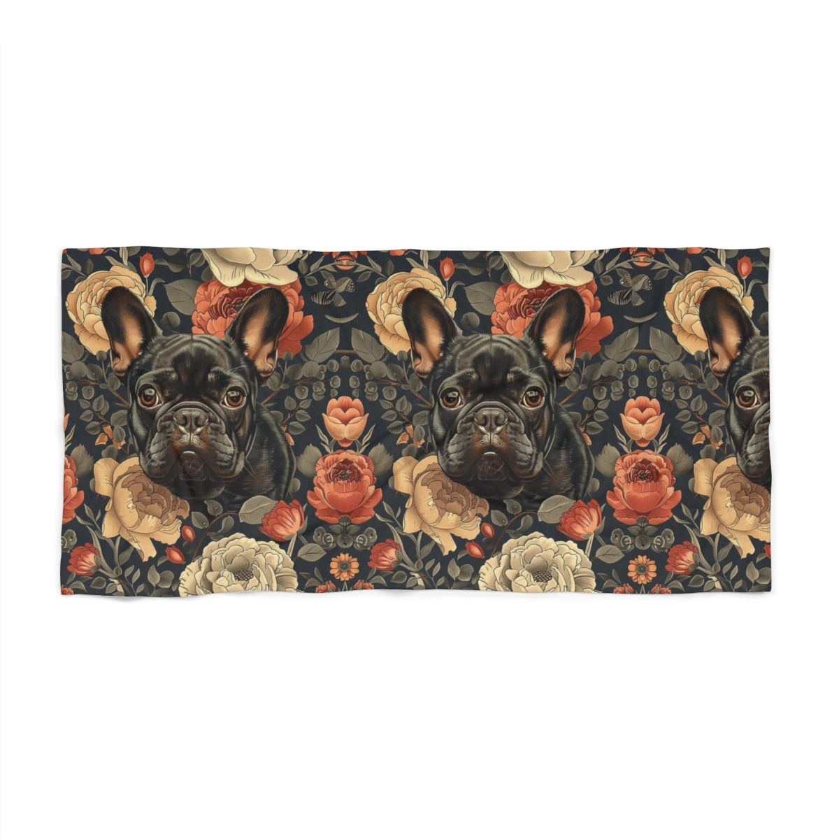 Floral Reverie Frenchies Beach Towel