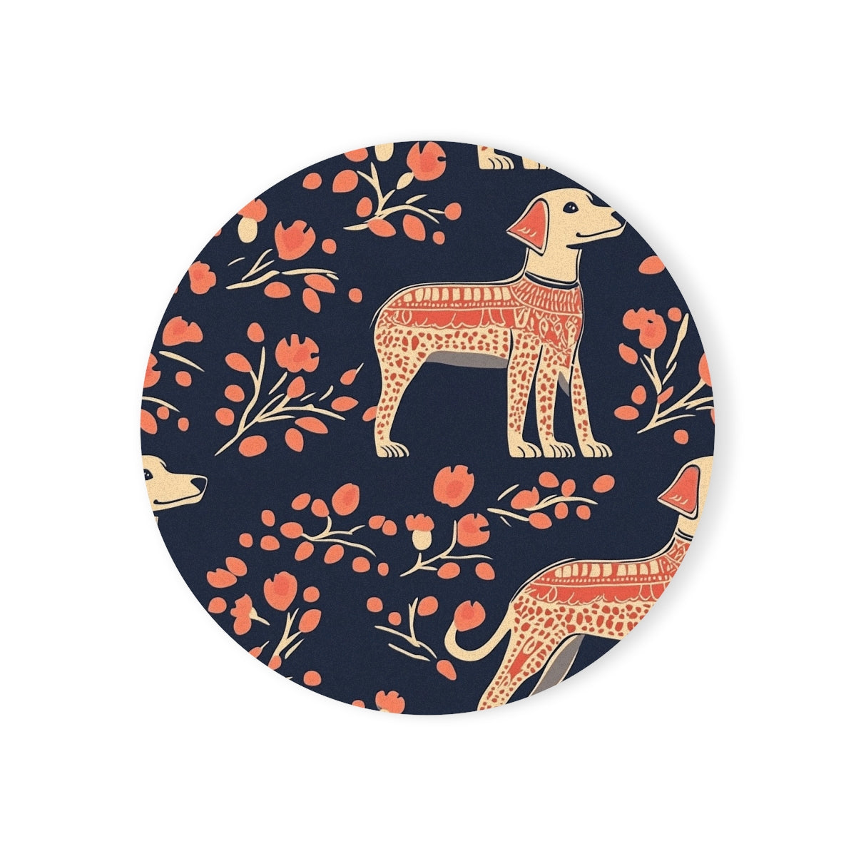Folk Art Harvest Retrievers Coasters