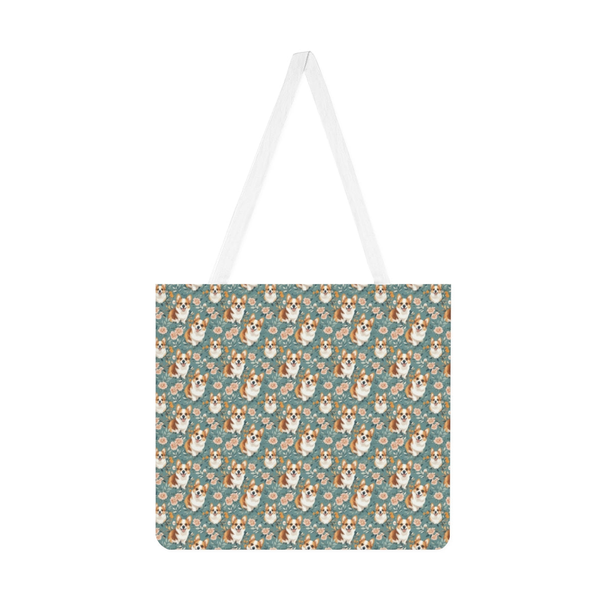 Garden Party Corgis Tote Bag