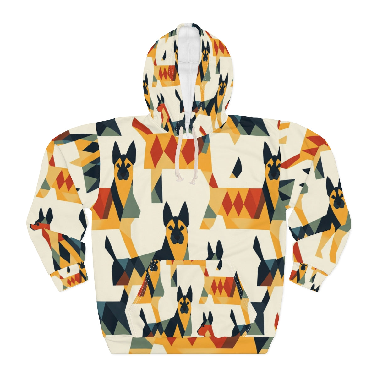 Geometric Shepherd Mosaic Hoodie