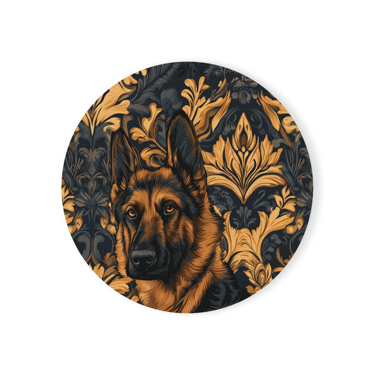 Gilded Baroque Shepherds Coasters