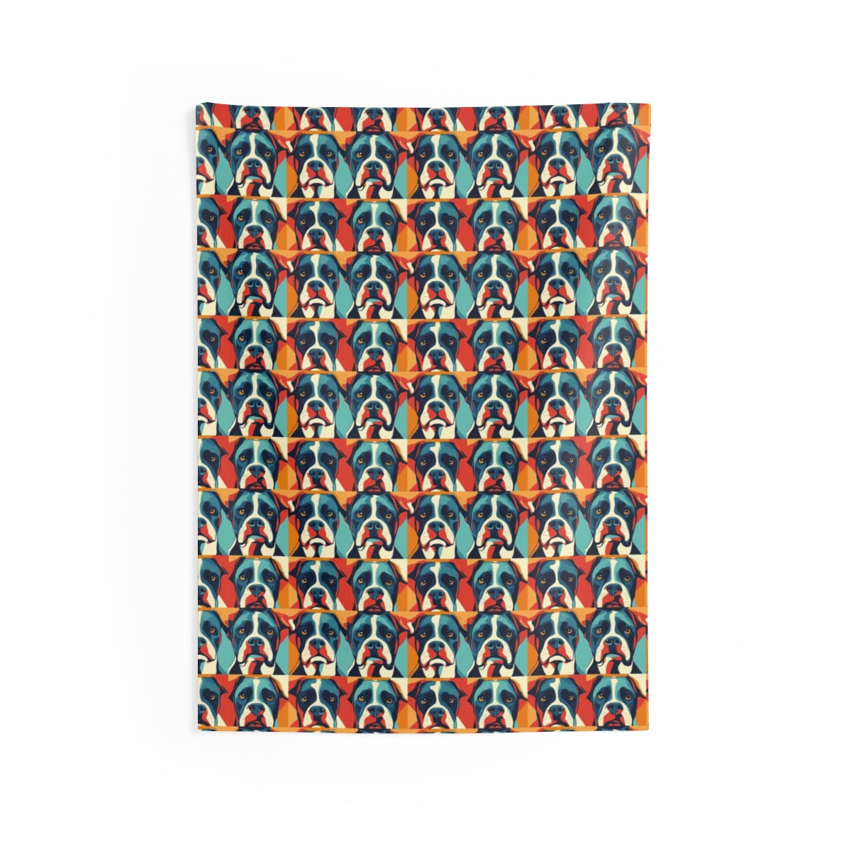 Gilded Teal Boxer Brigade Wall Tapestry