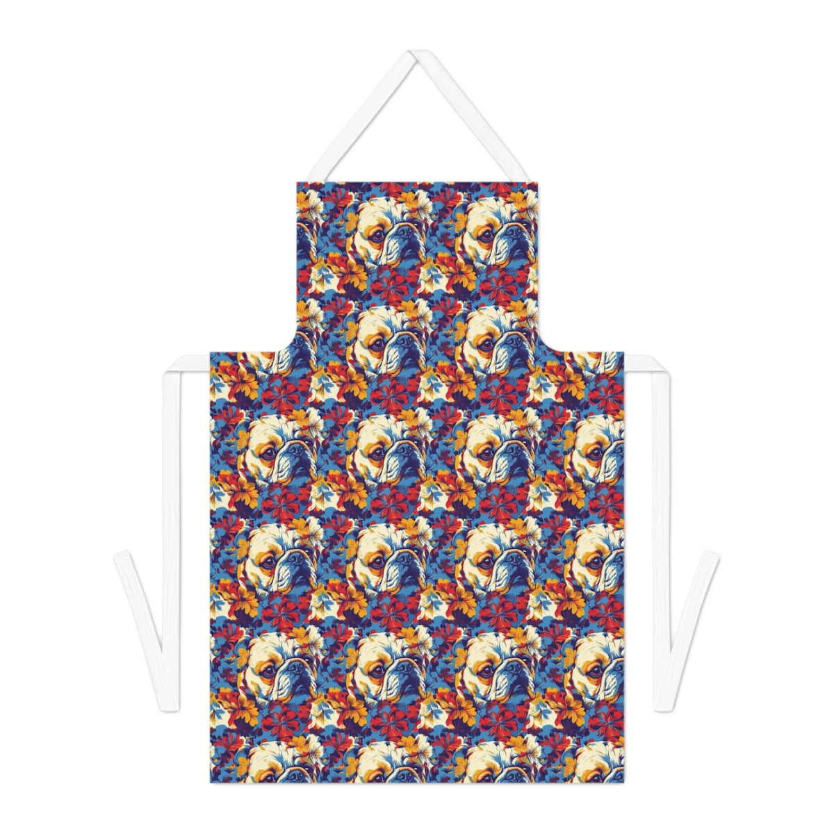 Hawaiian Holiday Bulldogs Apron