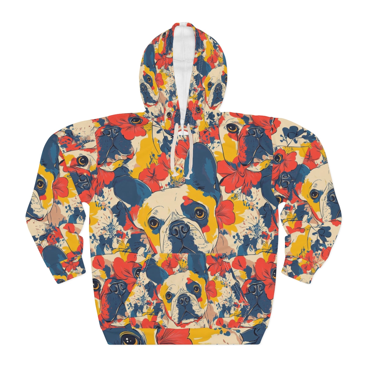 Hibiscus Haven Frenchies Hoodie