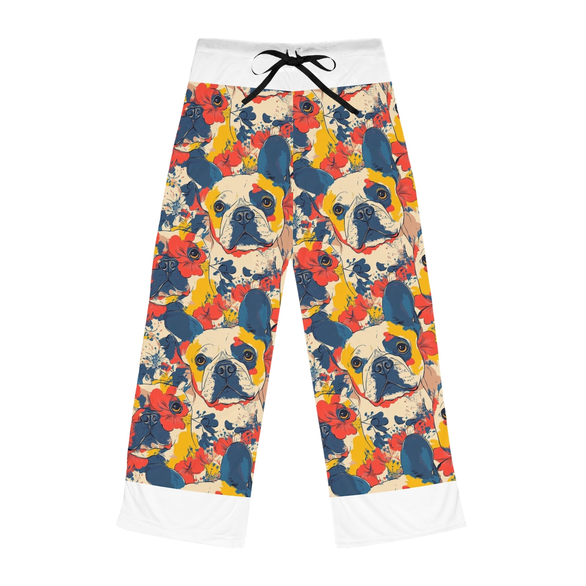 Hibiscus Haven Frenchies Pajama Pants