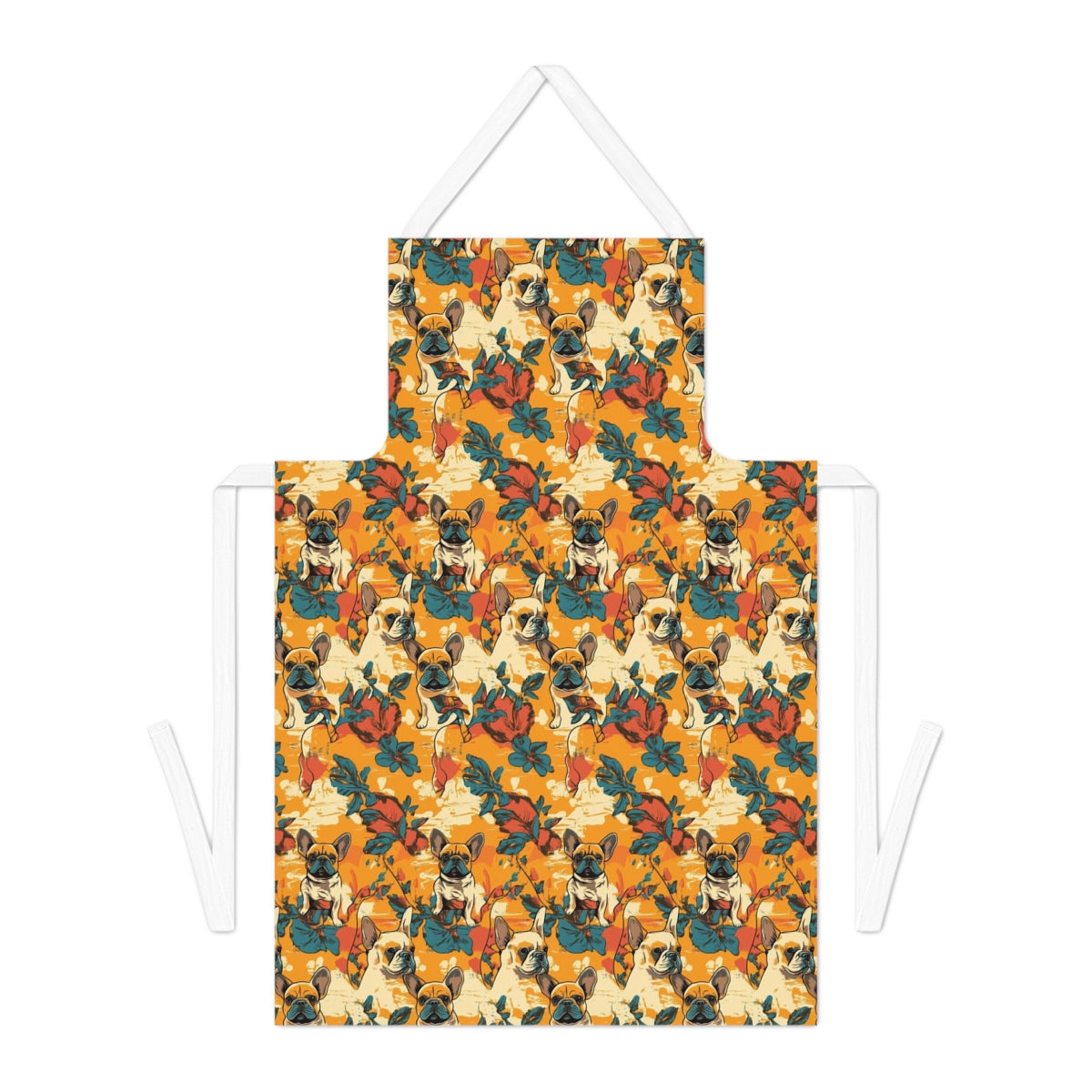 Hibiscus Sunset Frenchies Apron