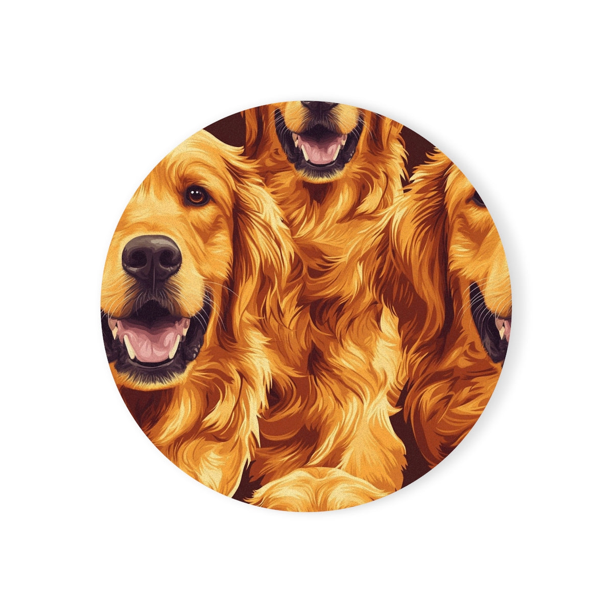 Honey Hour Retrievers Coasters
