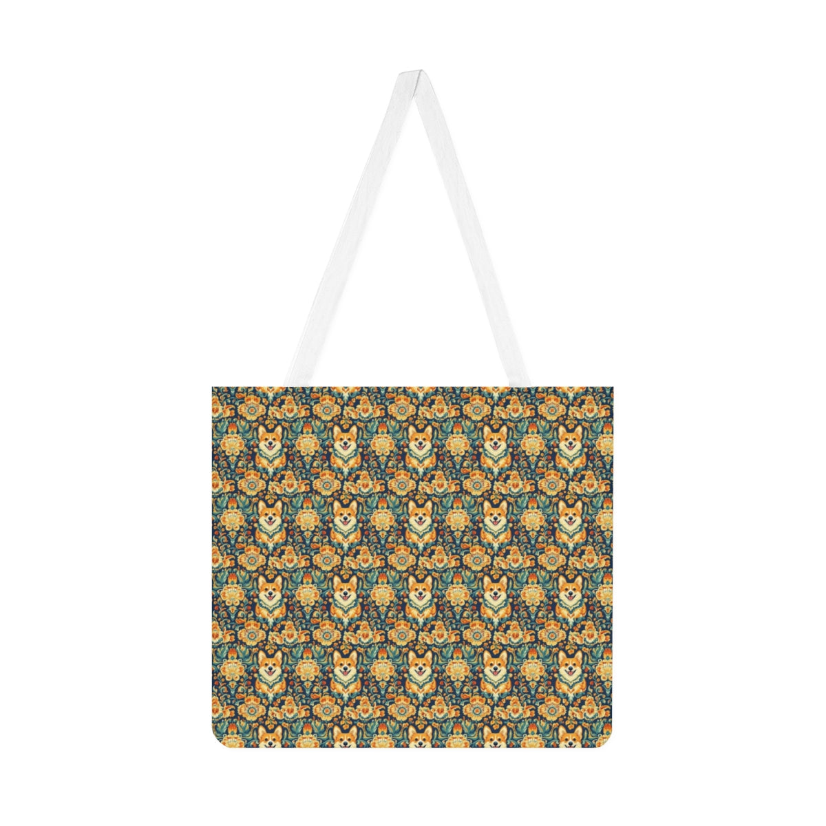 Imperial Brocade Corgis Tote Bag