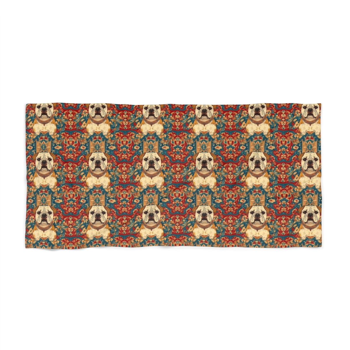 Imperial Court Bulldogs Beach Towel