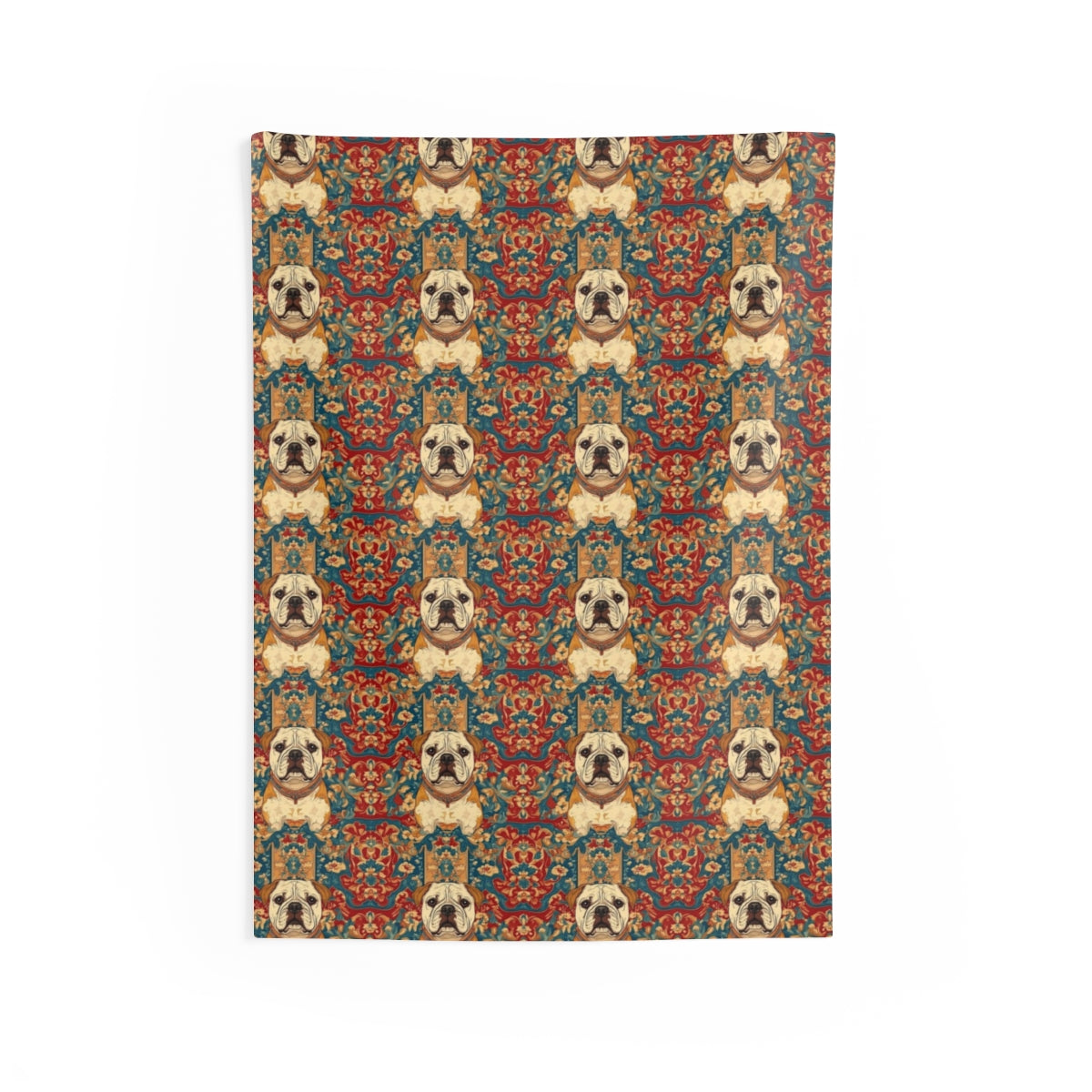 Imperial Court Bulldogs Wall Tapestry