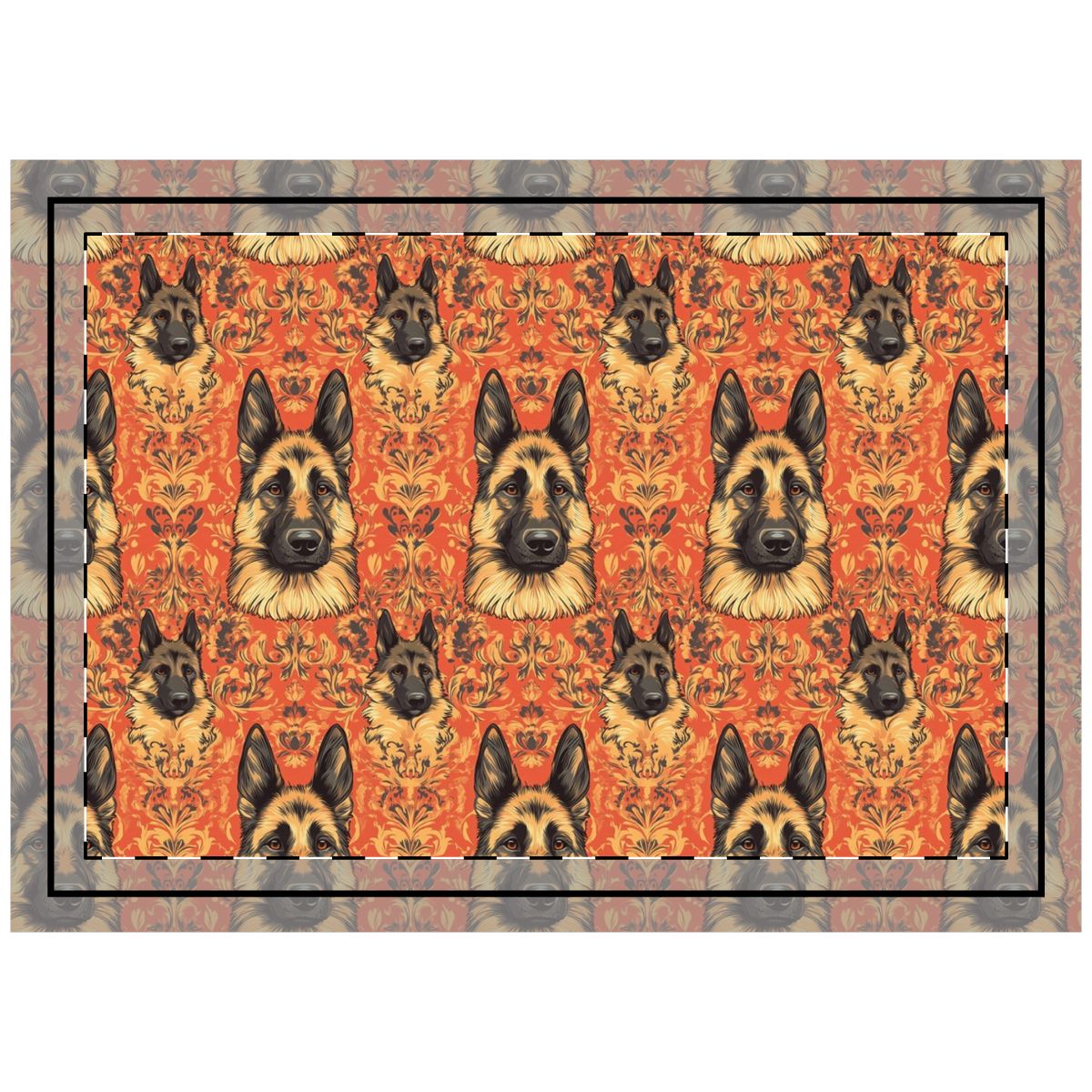 Imperial Shepherds Throw Pillow