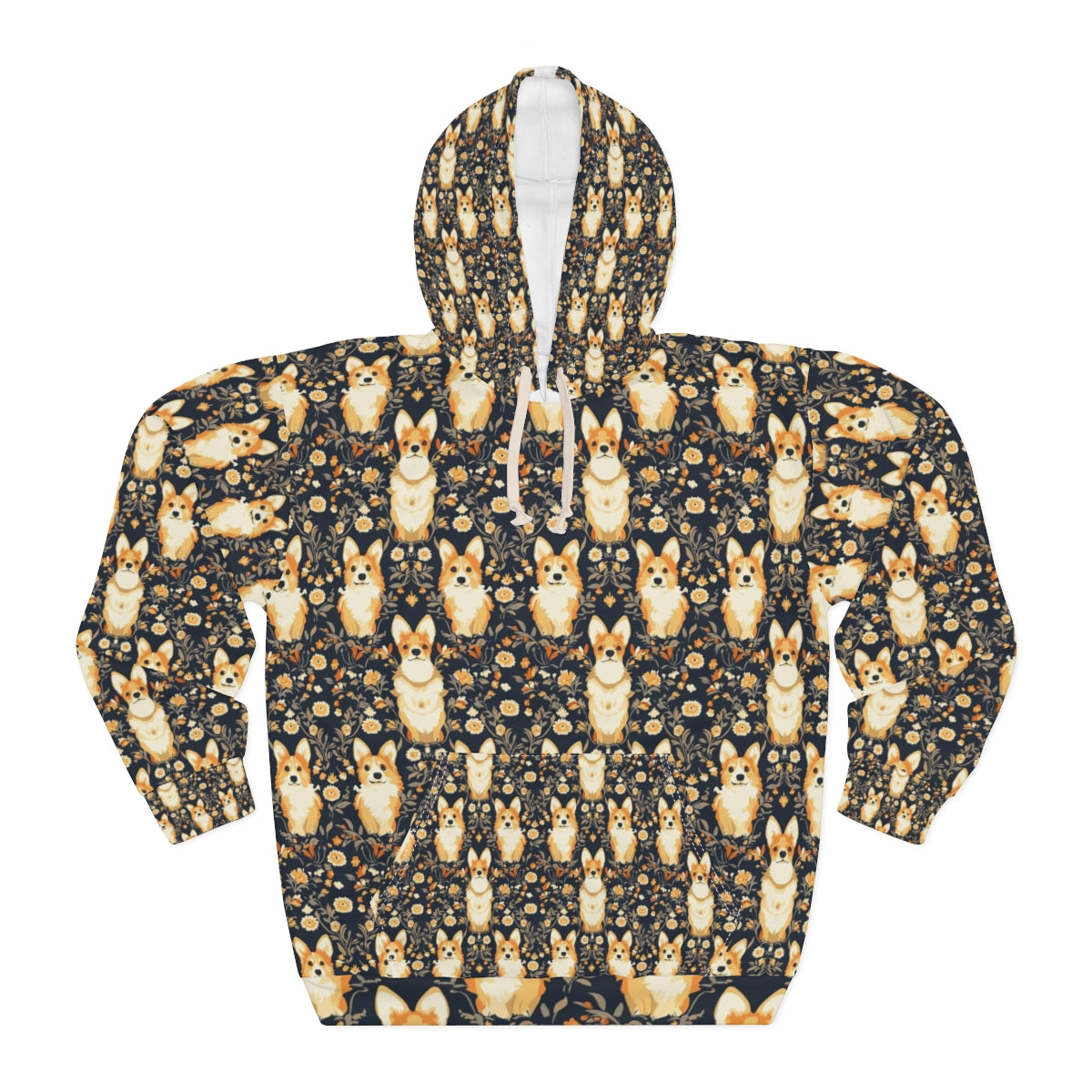 Midnight Autumn Corgis Hoodie