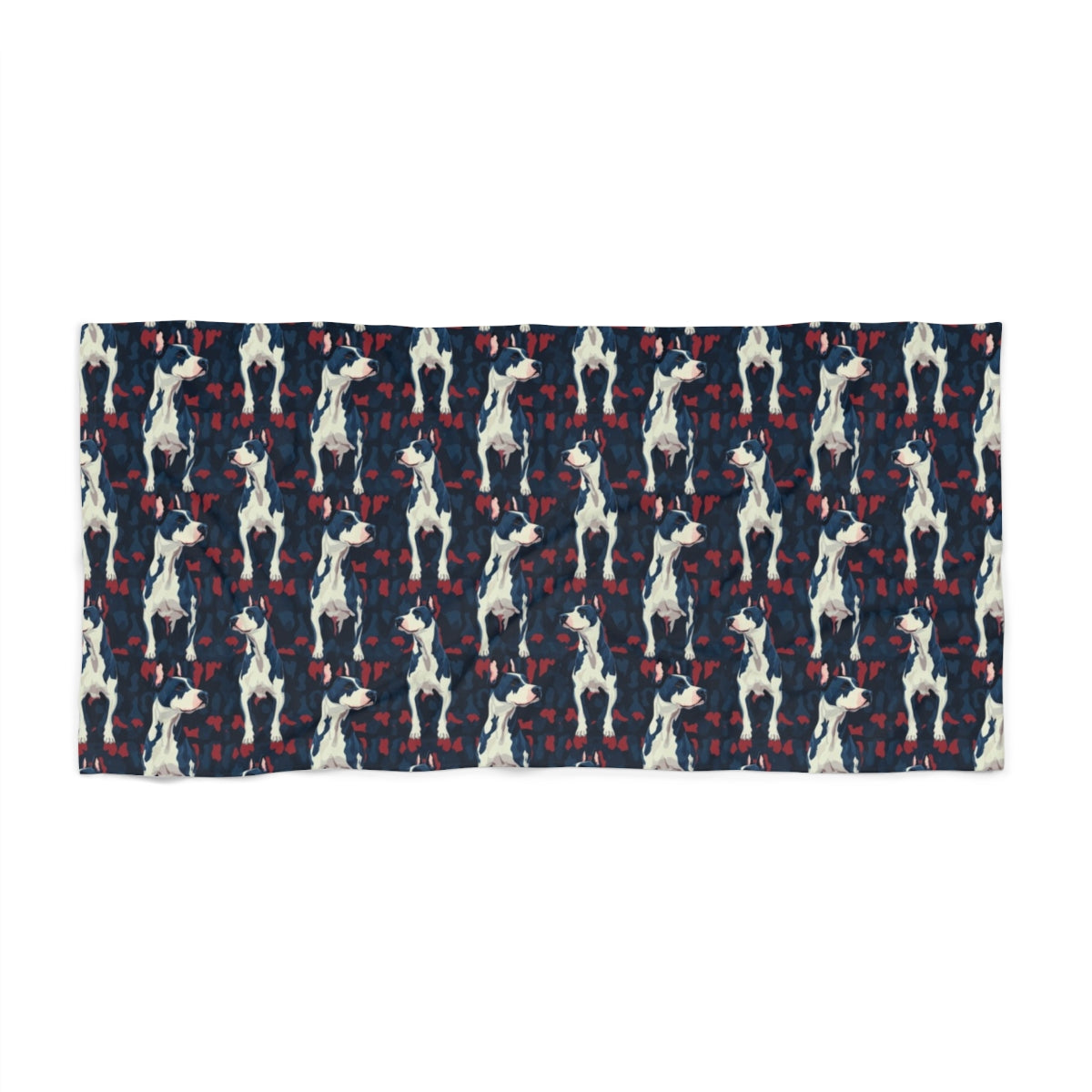 Midnight Camouflage Danes Beach Towel