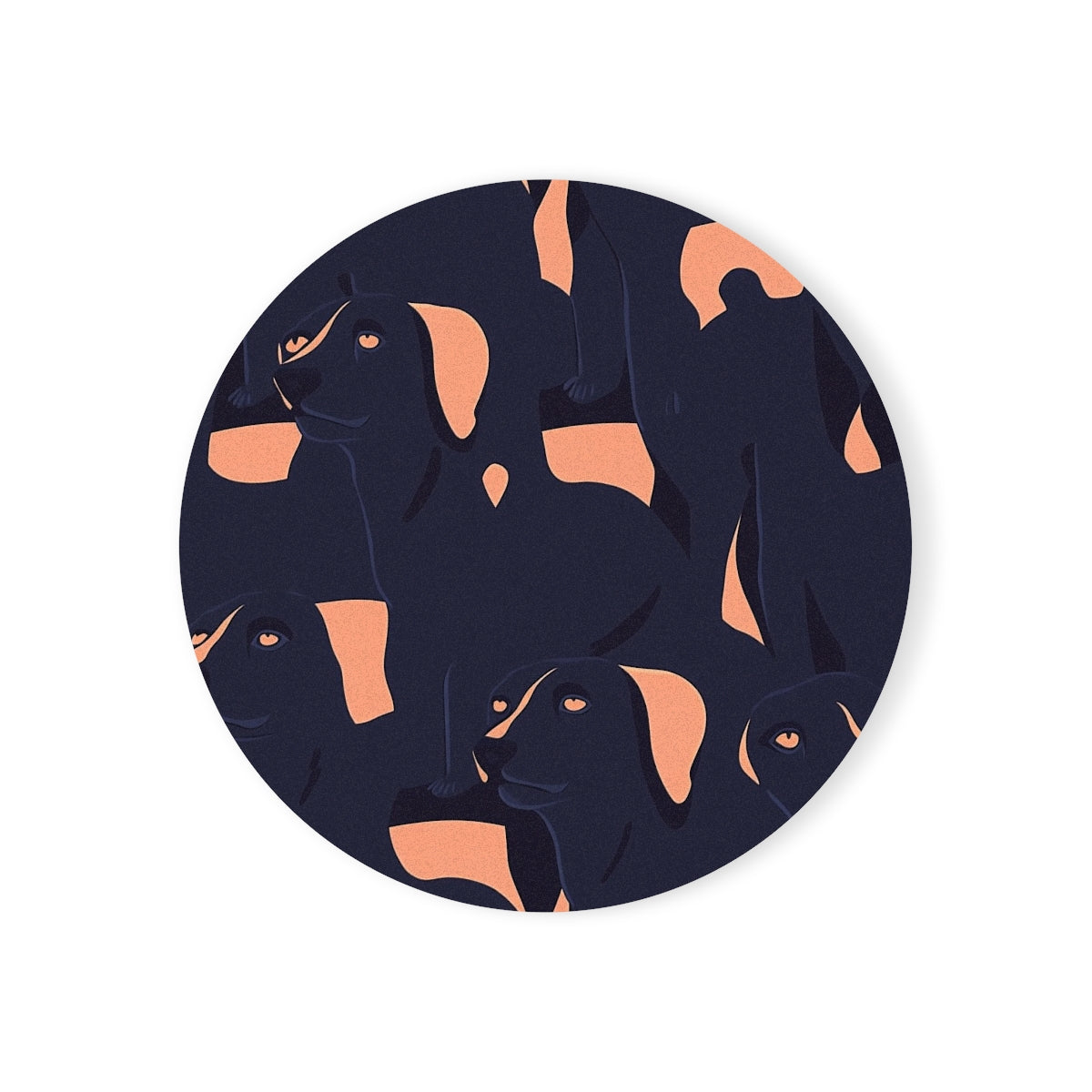 Midnight Dachshund Dreams Coasters