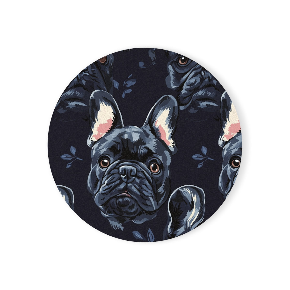 Midnight Frenchie Dreams Coasters