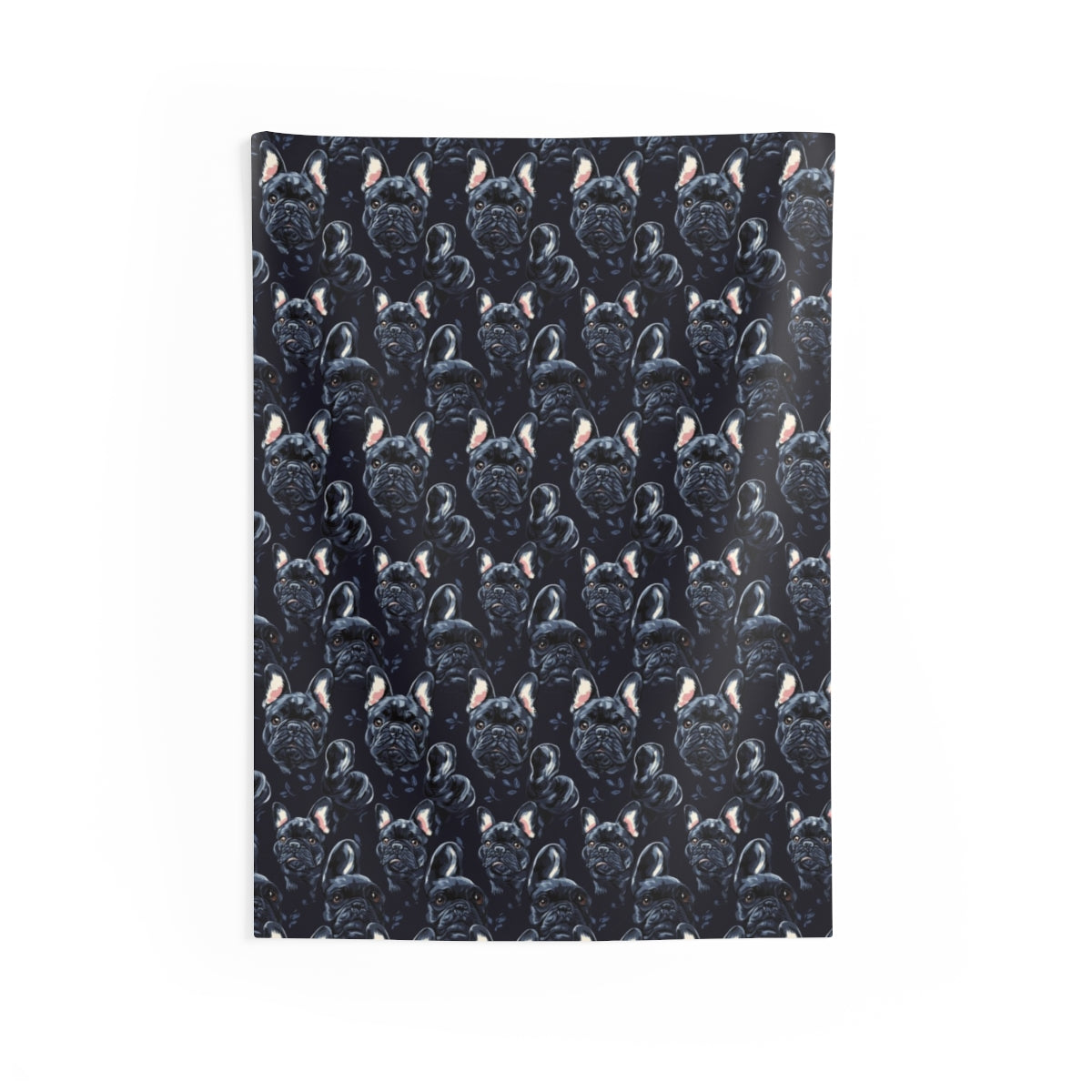 Midnight Frenchie Dreams Wall Tapestry