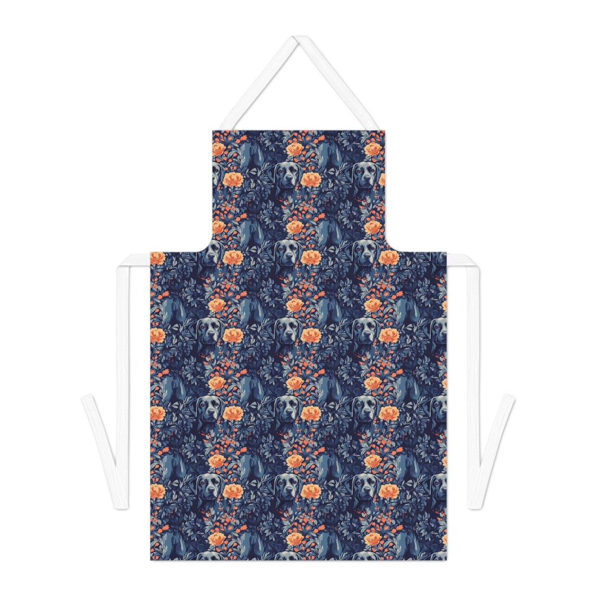 Midnight Garden Labradors Apron