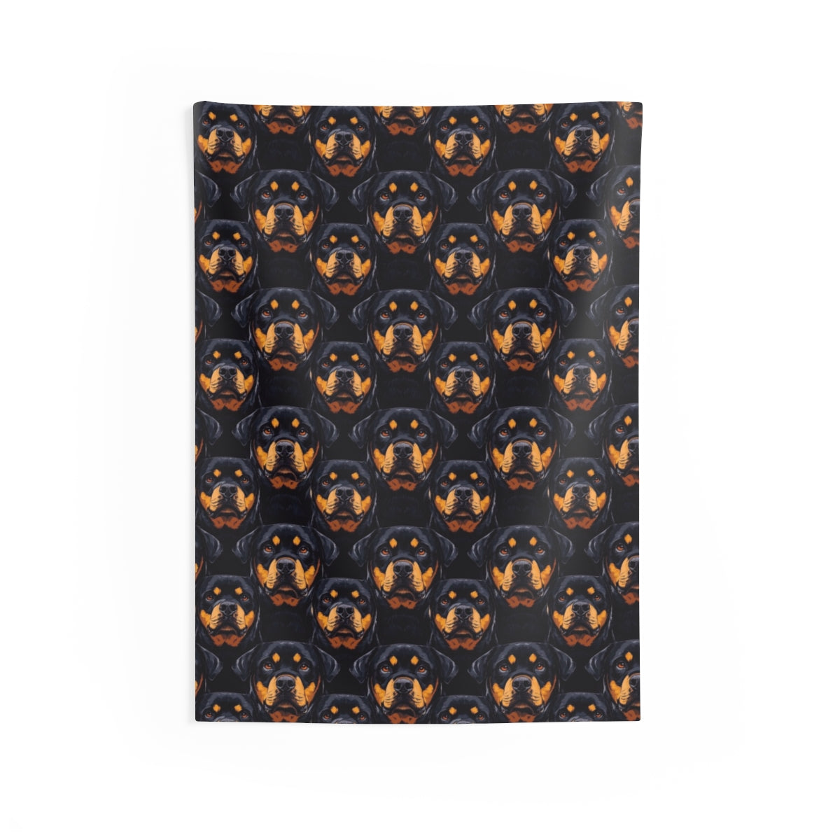 Midnight Guardian Rottweilers Wall Tapestry