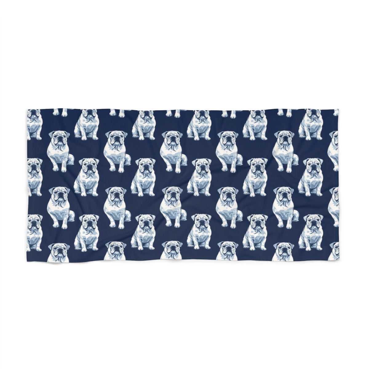 Naval Nobility Bulldogs Beach Towel