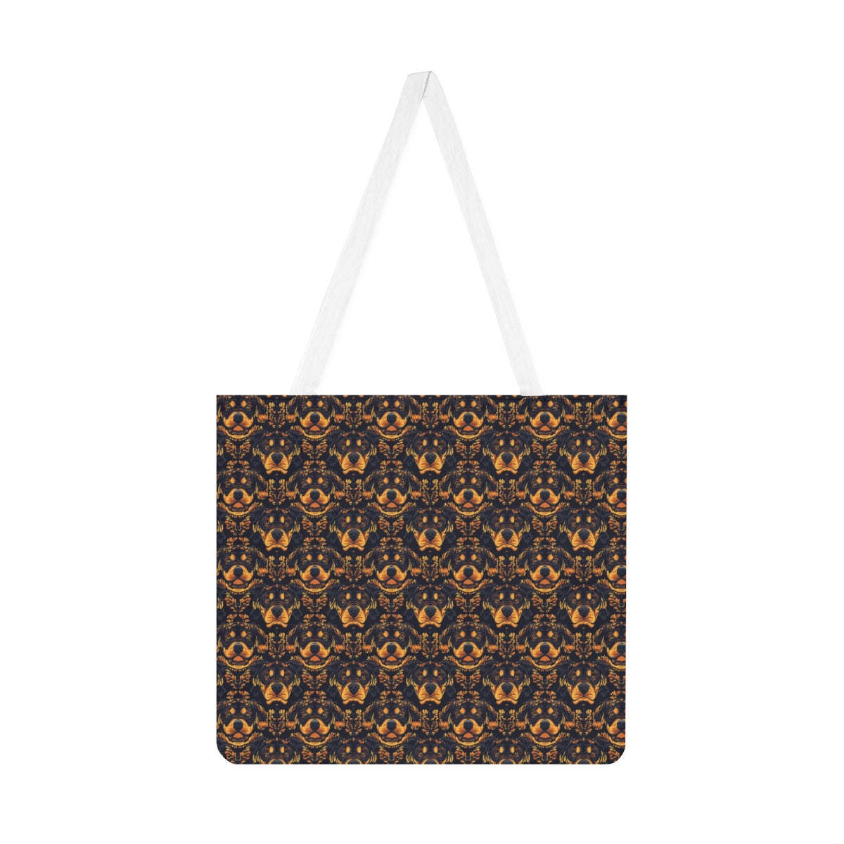 Navy Folk Flames Tote Bag