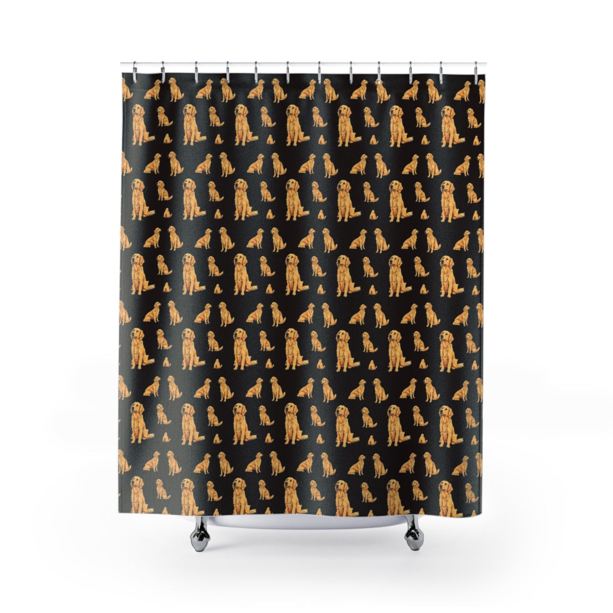 Noble Amber Retrievers Shower Curtain