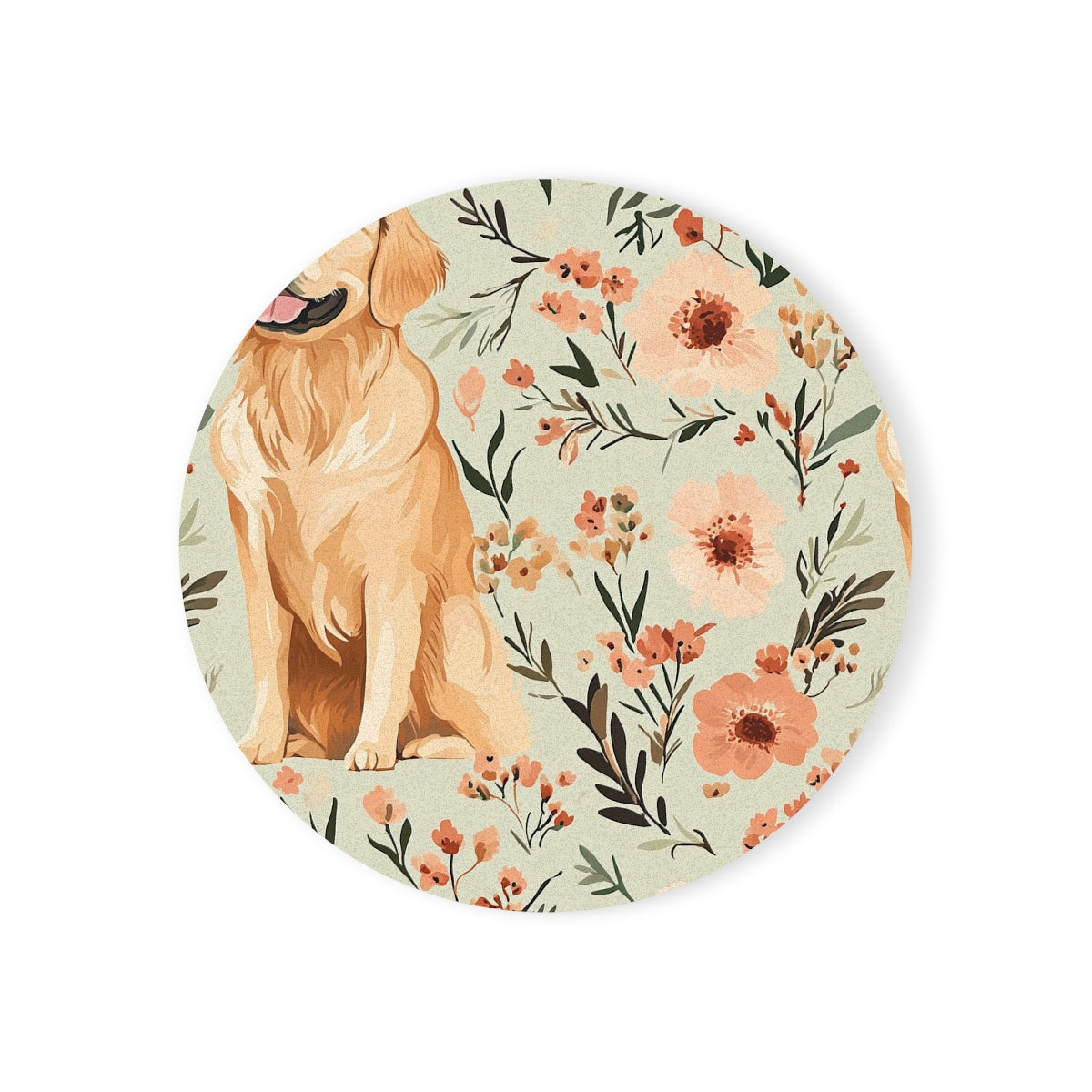 Peach Blossom Golden Hour Coasters