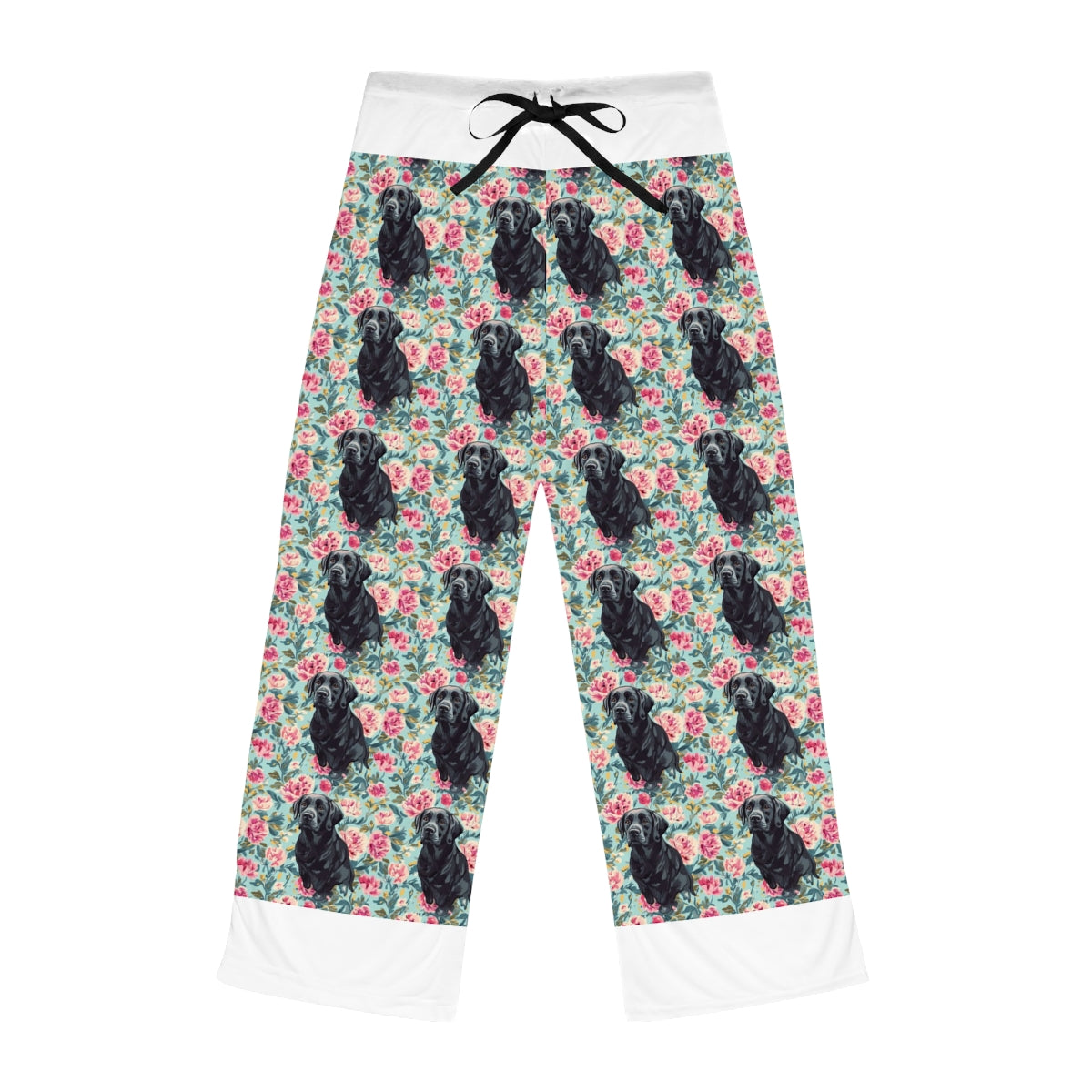 Peony Garden Labradors Pajama Pants