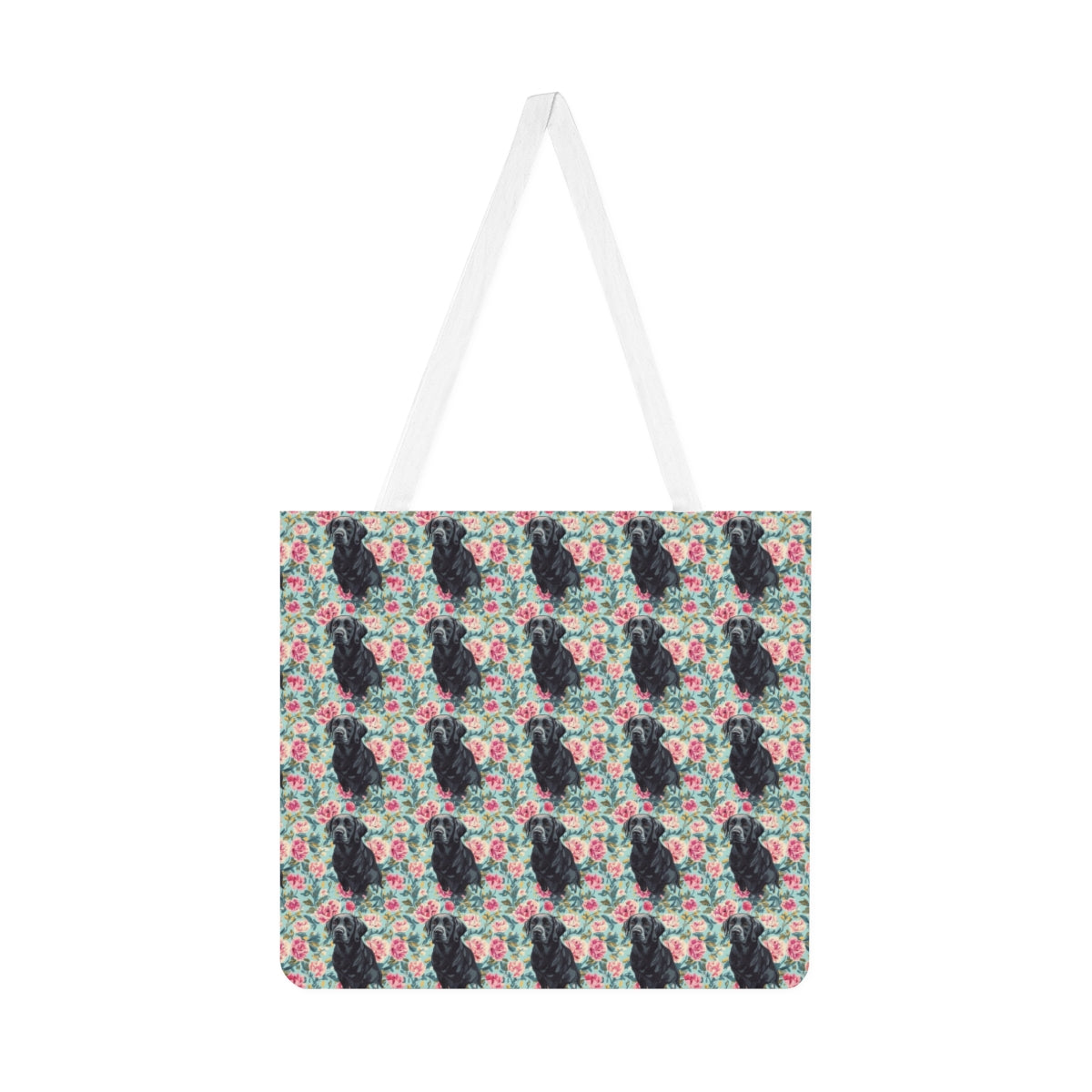 Peony Garden Labradors Tote Bag