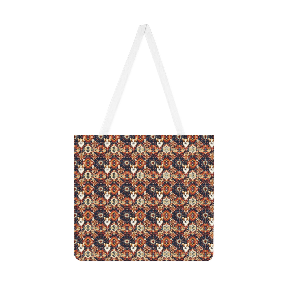 Persian Garden Corgis Tote Bag