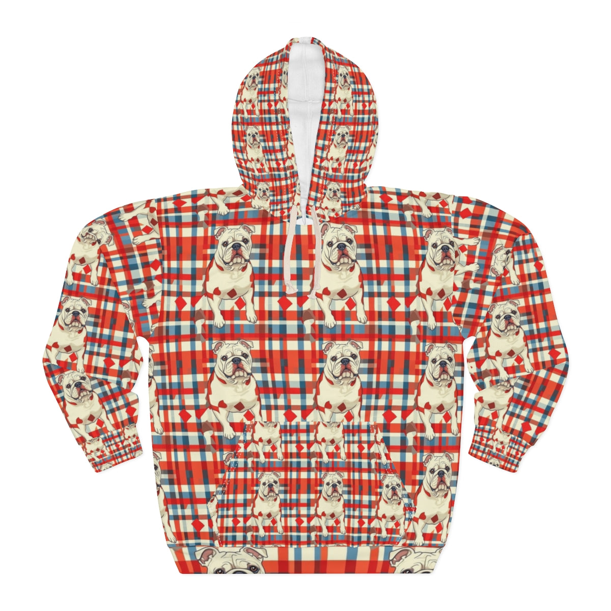 Picnic Paws Plaid Hoodie