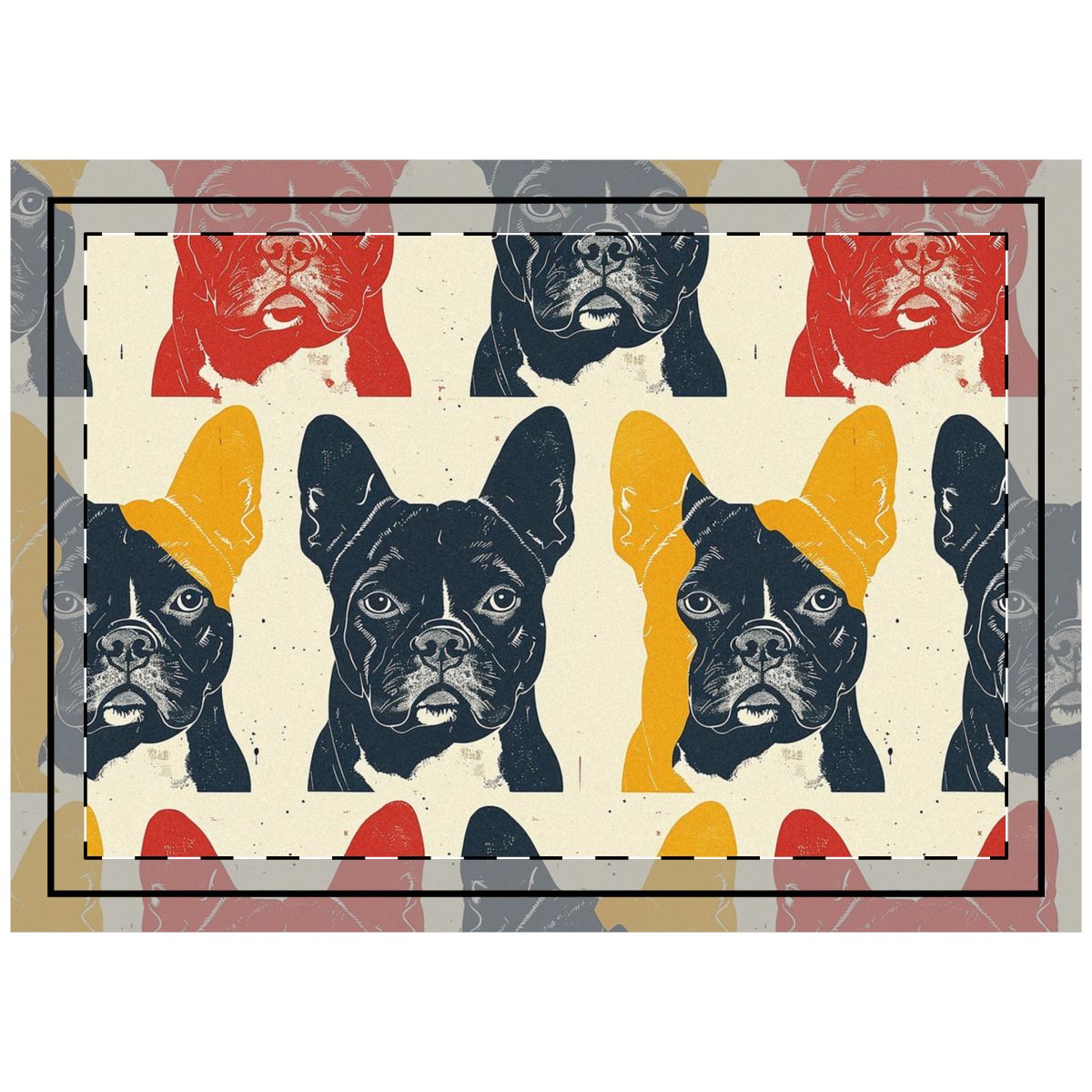 Pop Art Boxers Throw Pillow