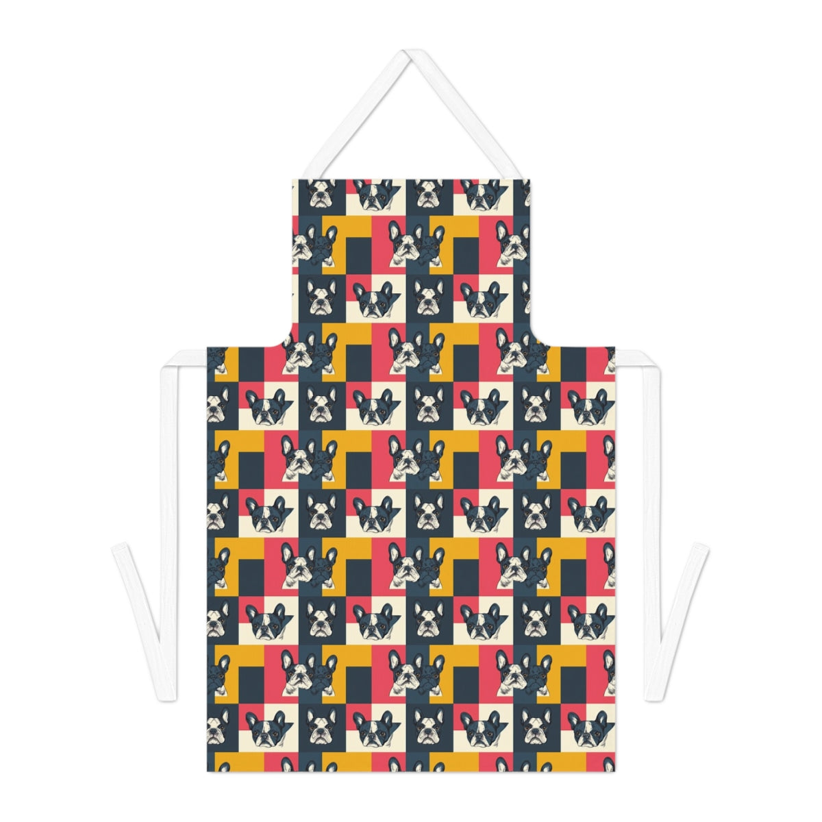 Pop Art Frenchie Block Apron