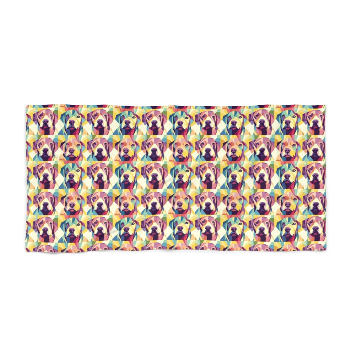Prism Pups Kaleidoscope Beach Towel