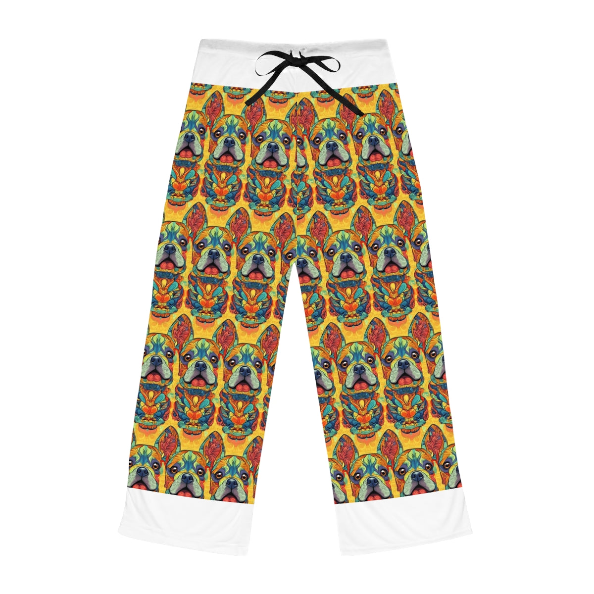 Psychedelic Frenchie Fantasy Pajama Pants