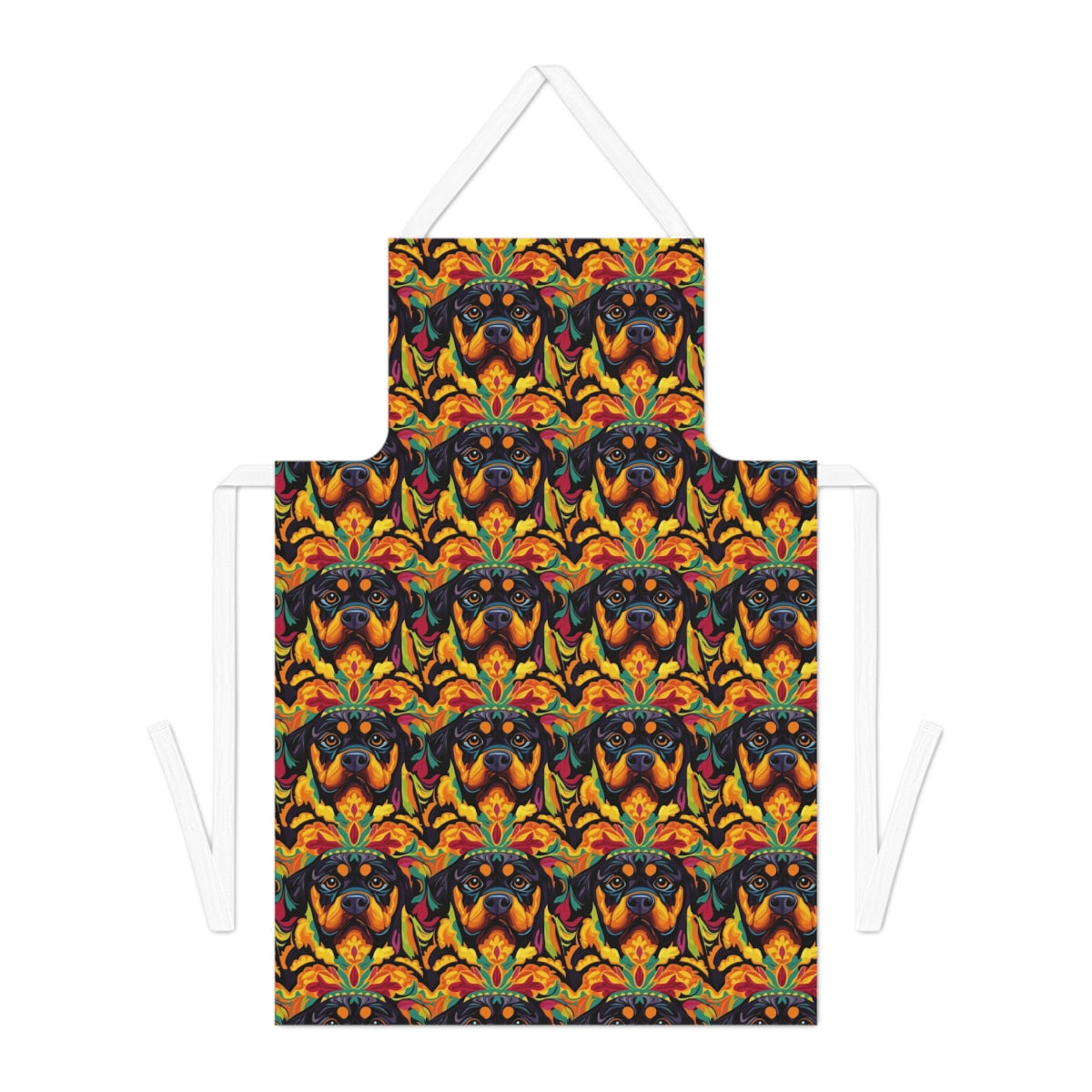 Psychedelic Rottweiler Dreams Apron